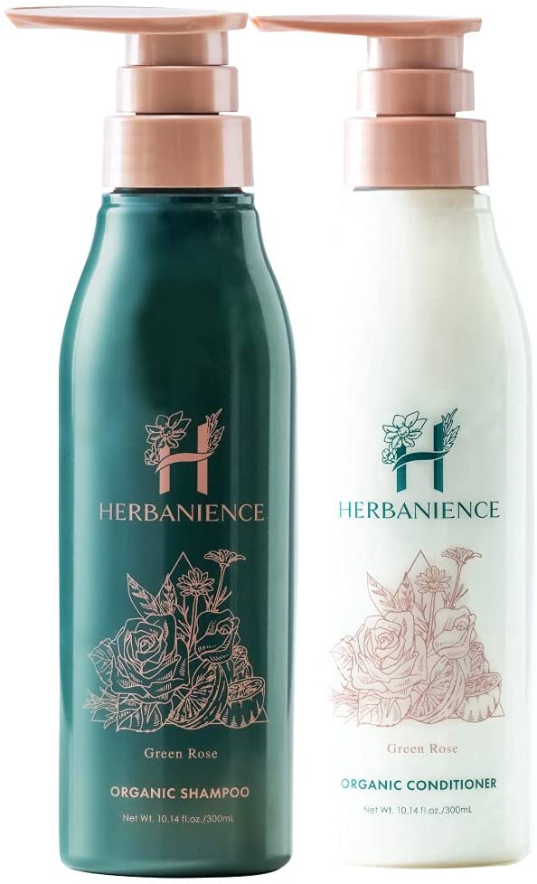 herbanience shampoo&conditioner-greenrose